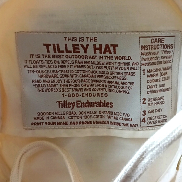 Outback Cotton Sun Khaki Hat by none other than Tilley Endurables - Picture 7 of 9